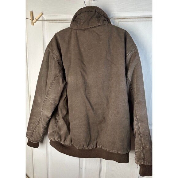 Wolverine Workwear Canvas Jacket Mens Large Y2K Distressed Durable Grunge Skater - Picture 15 of 16